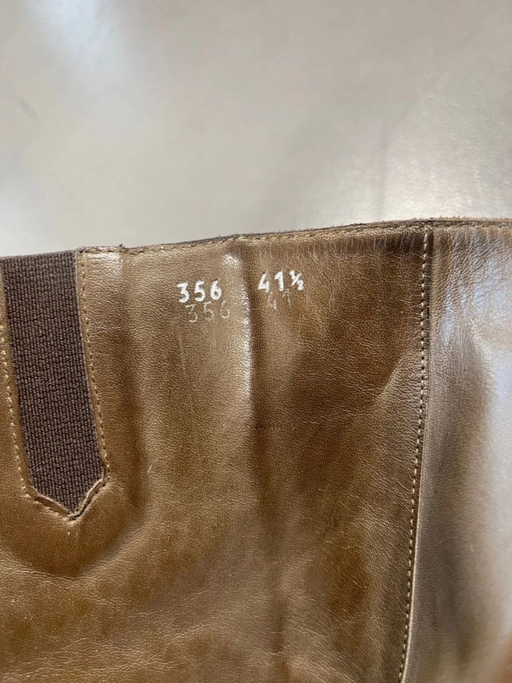 Valentino Garavani Mens Tall Brown Leather Boots Size 41.5